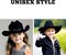 4E's Novelty 2 Pack Black Cowboy Hat Party Pack (Kid Size) - Felt Cowgirl Hats for Girls, Boys, Teens